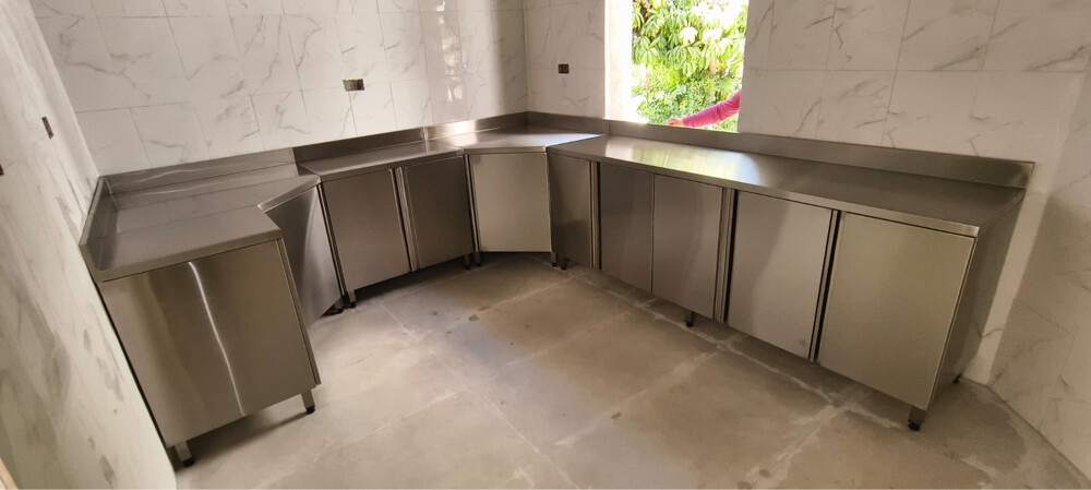 Stainless steel Kitchen cabinet  - 1