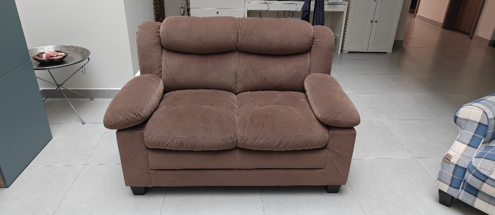 Brown 2 Seater Couch Perfect - 1