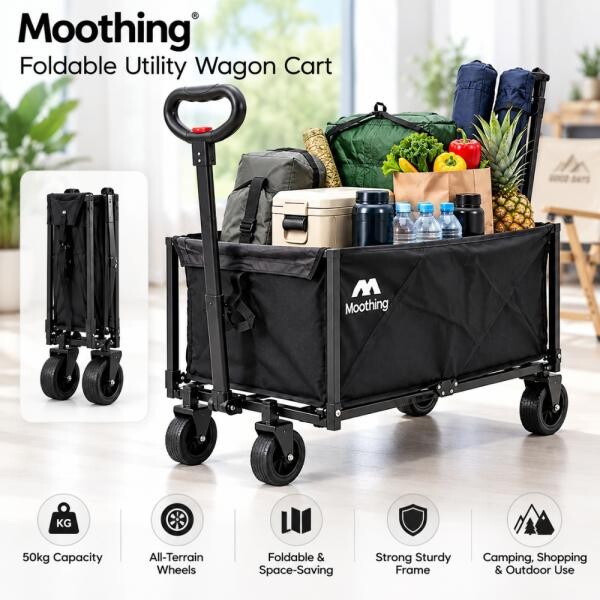 Moothing Small Foldable Wagon Cart - 3