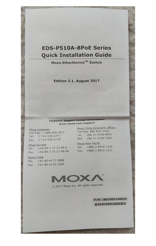 MOXA EDS-P510A-8PoE Series Industri - 1