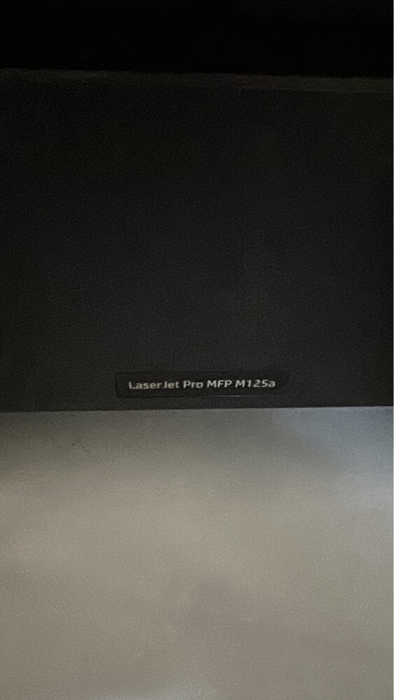 HP Laserjet PRO M125A Black & White - 2