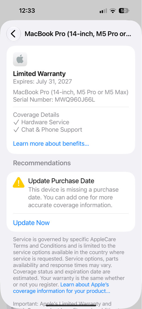 MacBook Pro 14 M5 24GB 2GB Black - 8