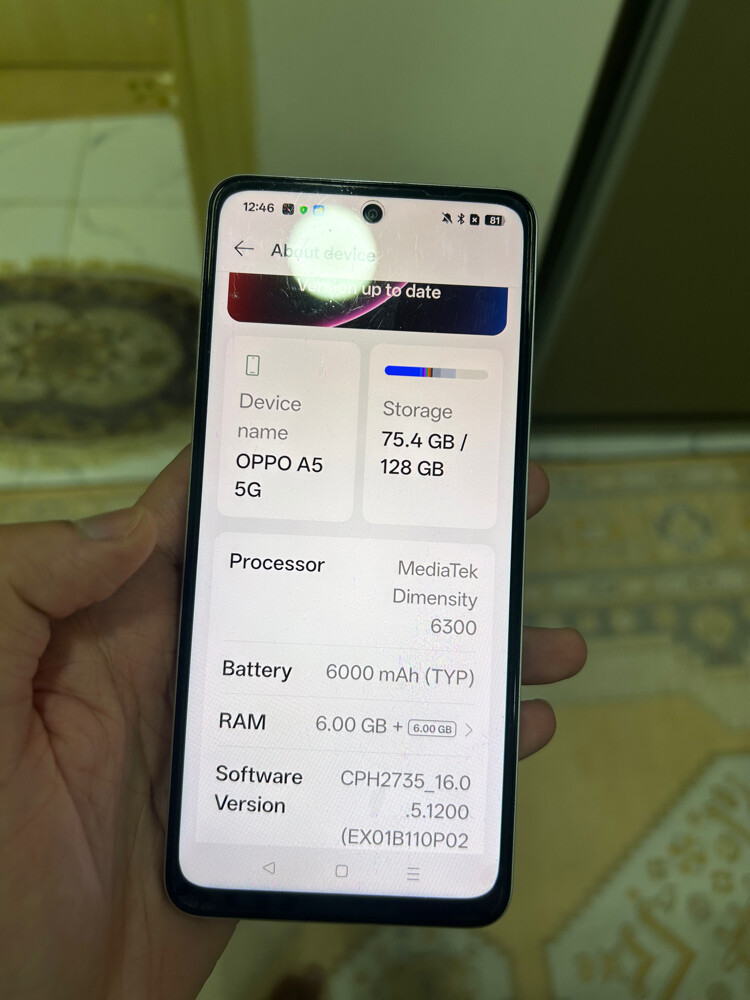 Oppo A5 5G, 6 GB RAM, 128 GB Storag - 2