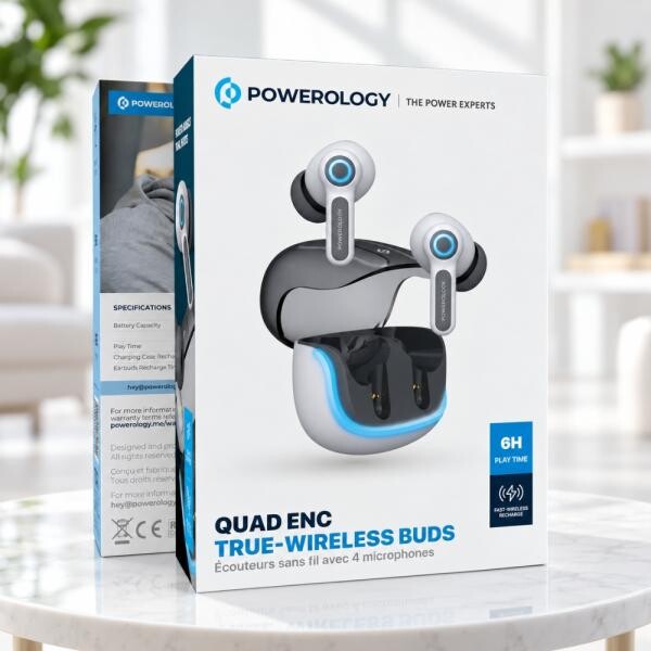 Powerology True Wireless Earbuds - 3