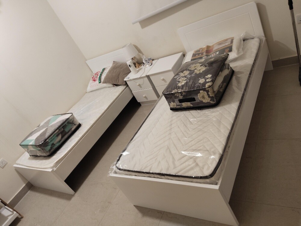 Single Bed and mattress available - 12