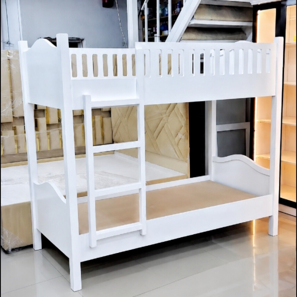 Metal Bunk Bed & mattress available - 10