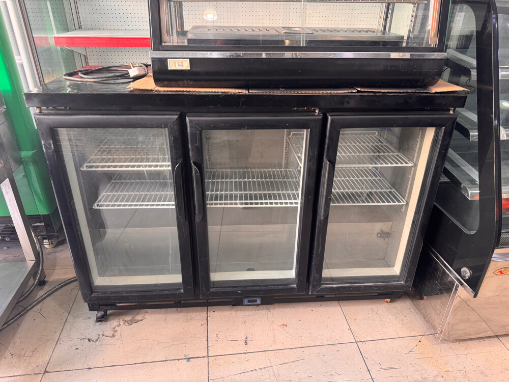 3 Glass Door Undercounter Refrigera - 1