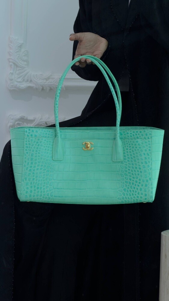 COCO Small Shopping Bag Croco  dile - 4