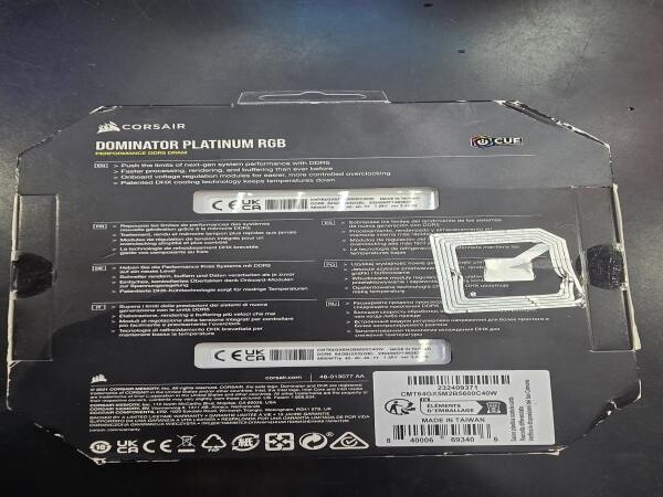 Corsair dominator 64gb(32x2) 5600 - 3