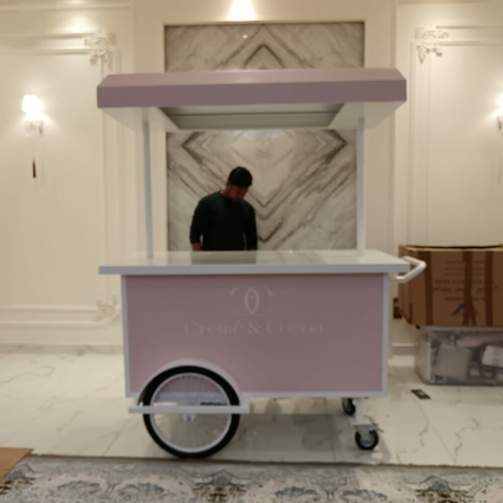 Aluminum serving trolley - 3