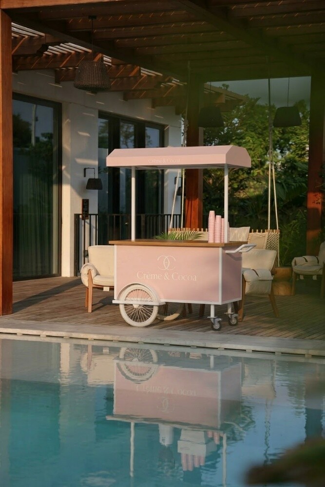 Aluminum serving trolley - 2