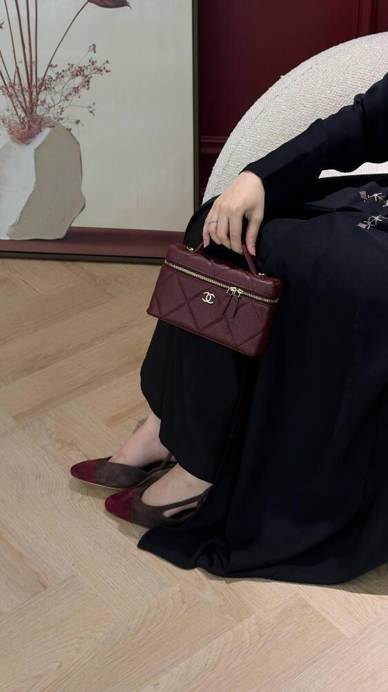 COCO Top Handle Vanity Case Quilted - 5