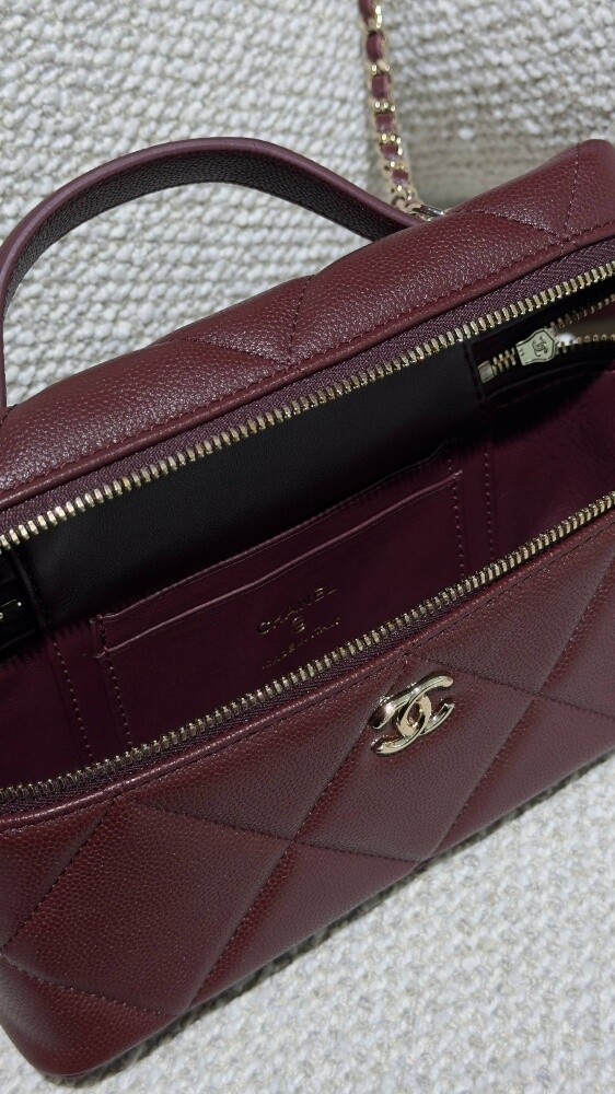 COCO Top Handle Vanity Case Quilted - 4