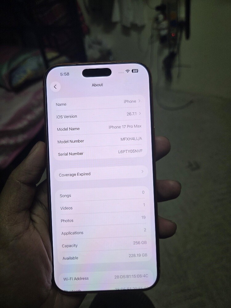 IPhone 17 pro Max 256 - 5