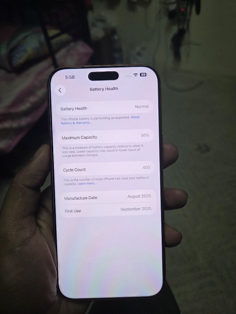 IPhone 17 pro Max 256 - 6