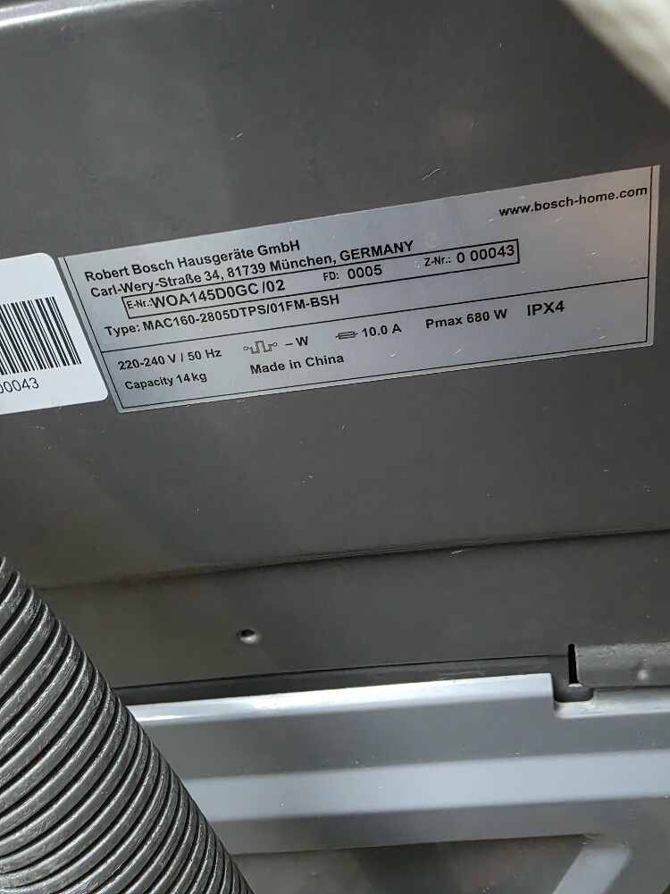 Bosch washing machine, 14 kg capaci - 7