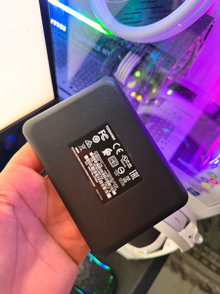 Toshiba 2TB external hdd - 2