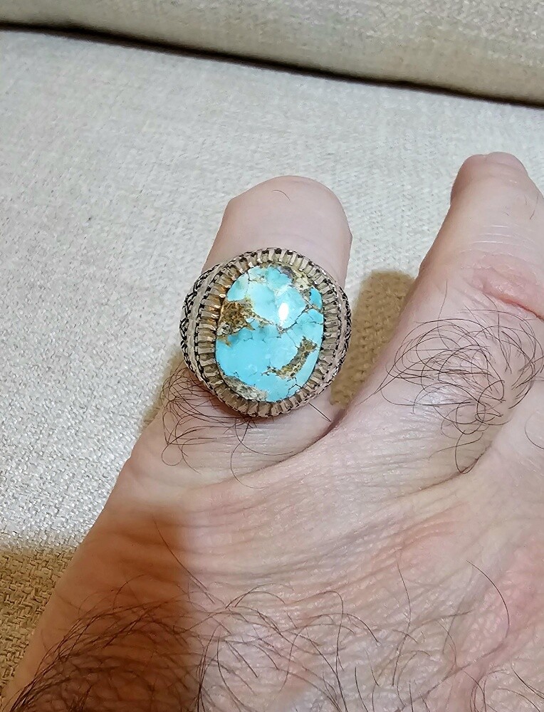 Neyshaburi Turquoise ring - 5