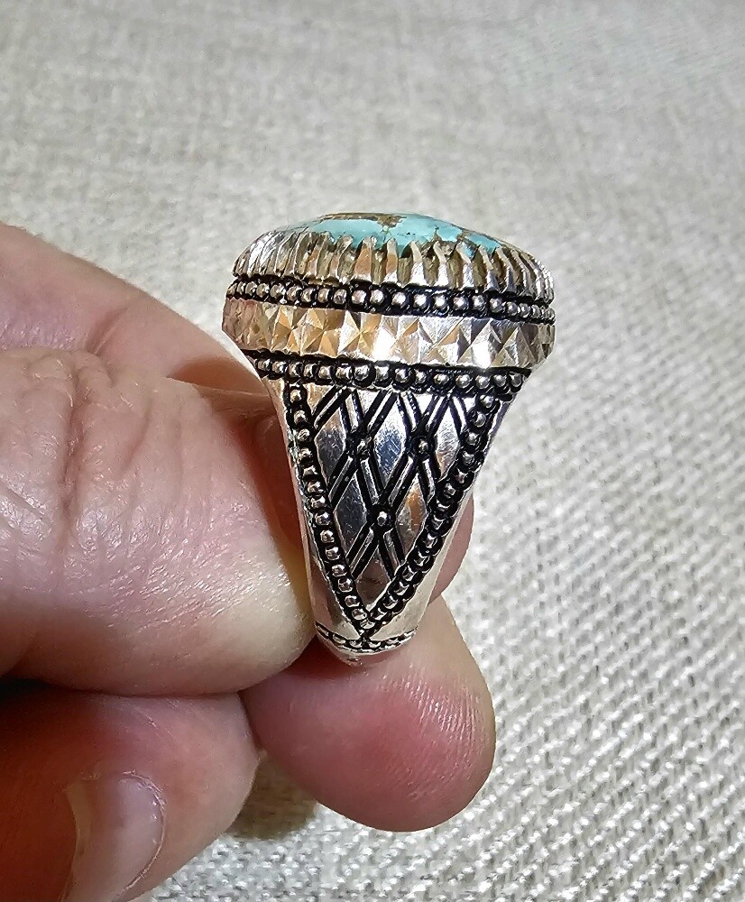 Neyshaburi Turquoise ring - 9