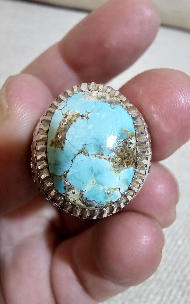 Neyshaburi Turquoise ring - 1
