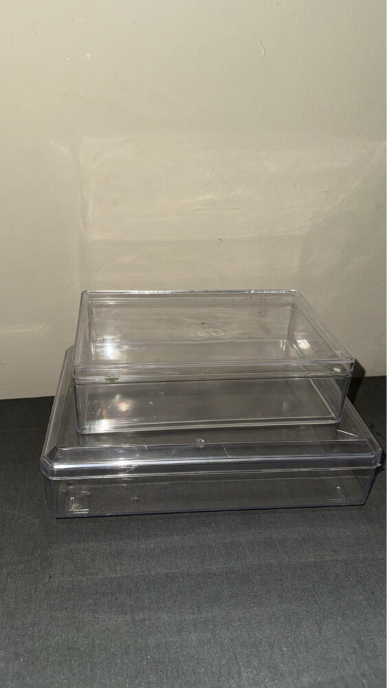 acrylic, plastic, organizer ,boxes - 1
