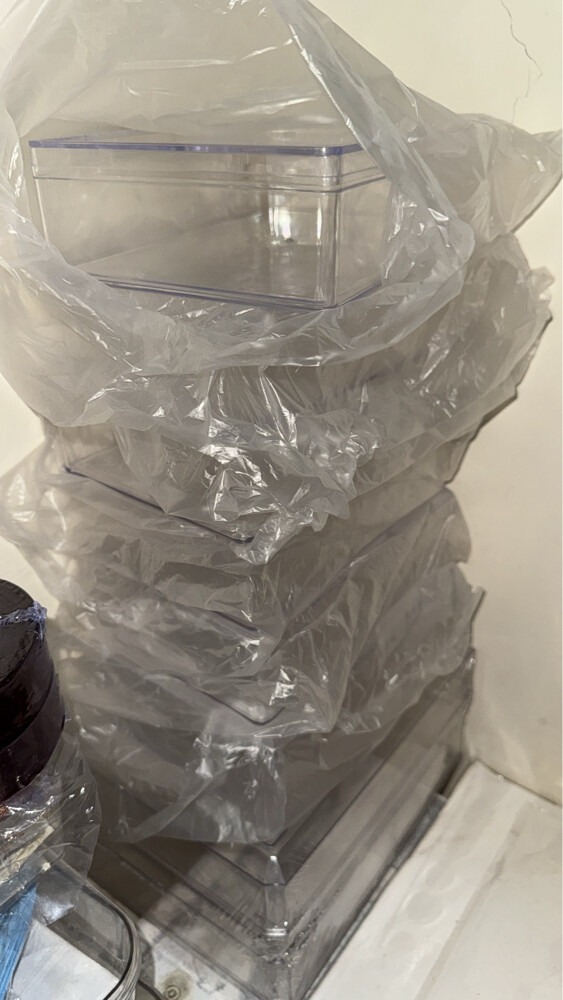 acrylic, plastic, organizer ,boxes - 3