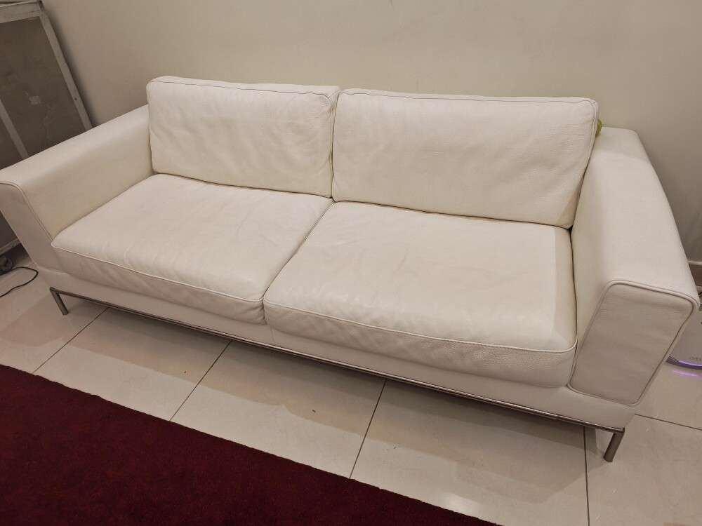 Genuine leather sofa group, Ikea - 2
