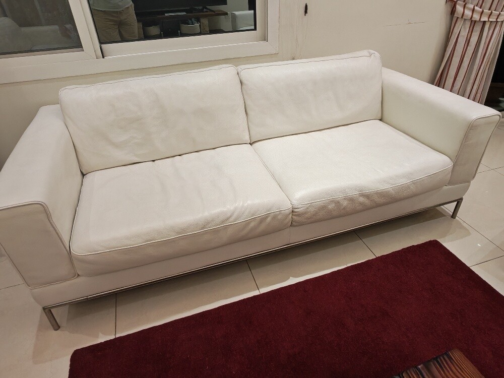 Genuine leather sofa group, Ikea - 3