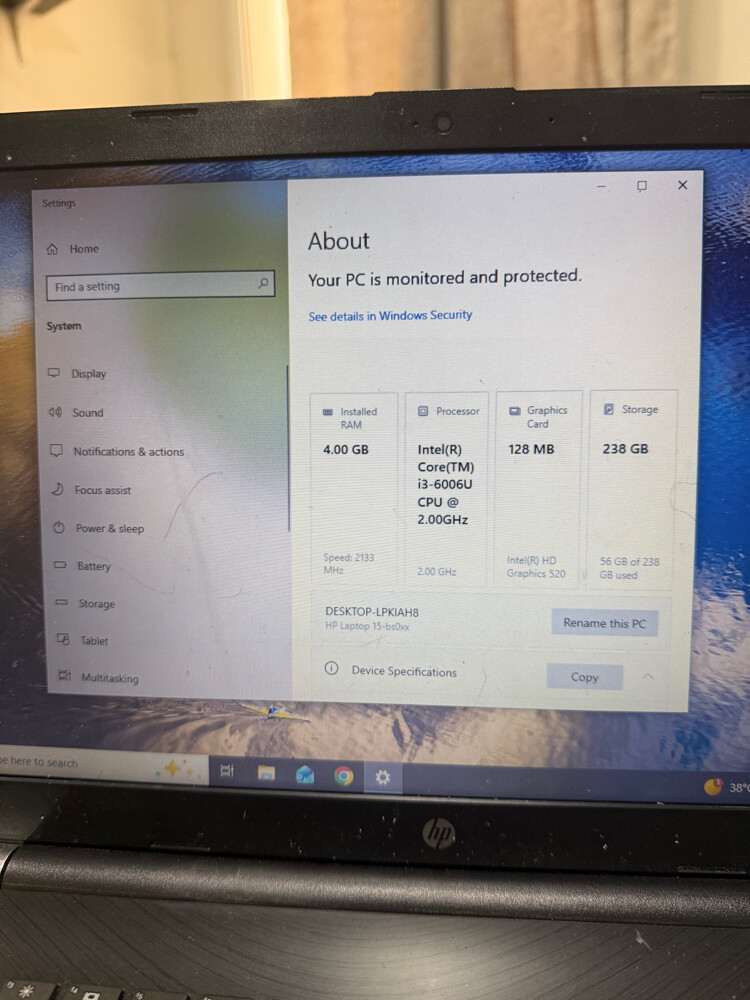 HP laptop - 2