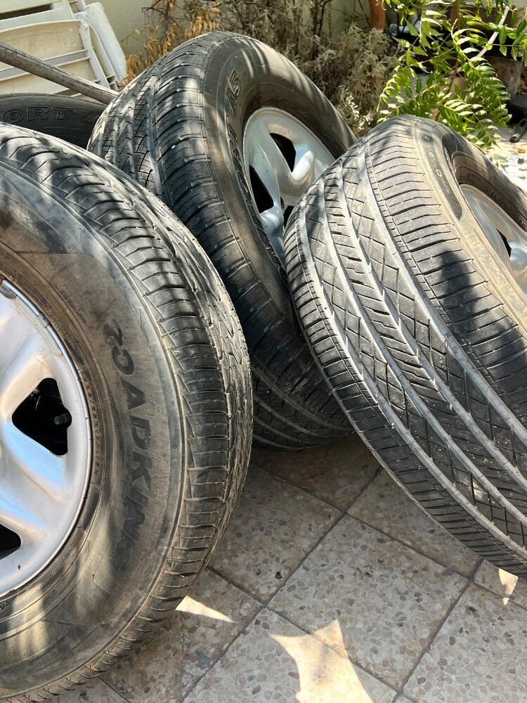 For sale: A complete set of 4 tires - 3