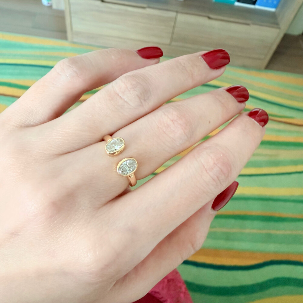 LAB GROWN DIAMOND RING - 4
