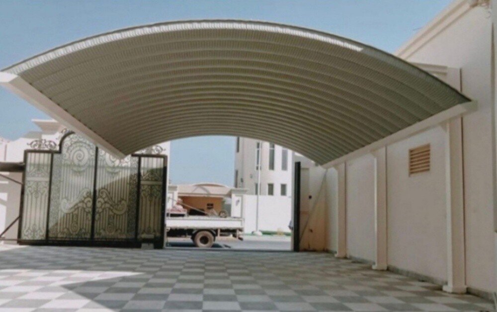 مظلات مواقف السيارات. تصاميم عصري - 6