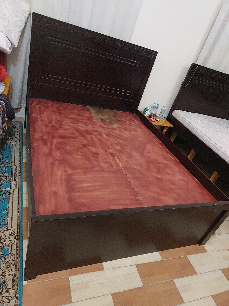 Two wooden Beds - 1