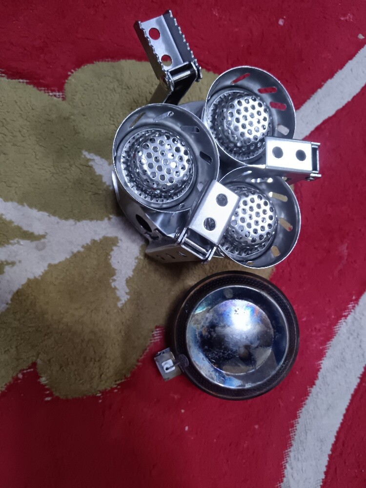 portable campaign stove 2 pice - 2