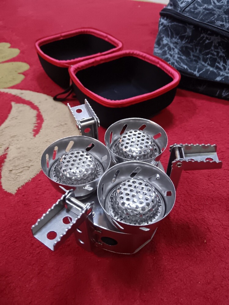 portable campaign stove 2 pice - 5