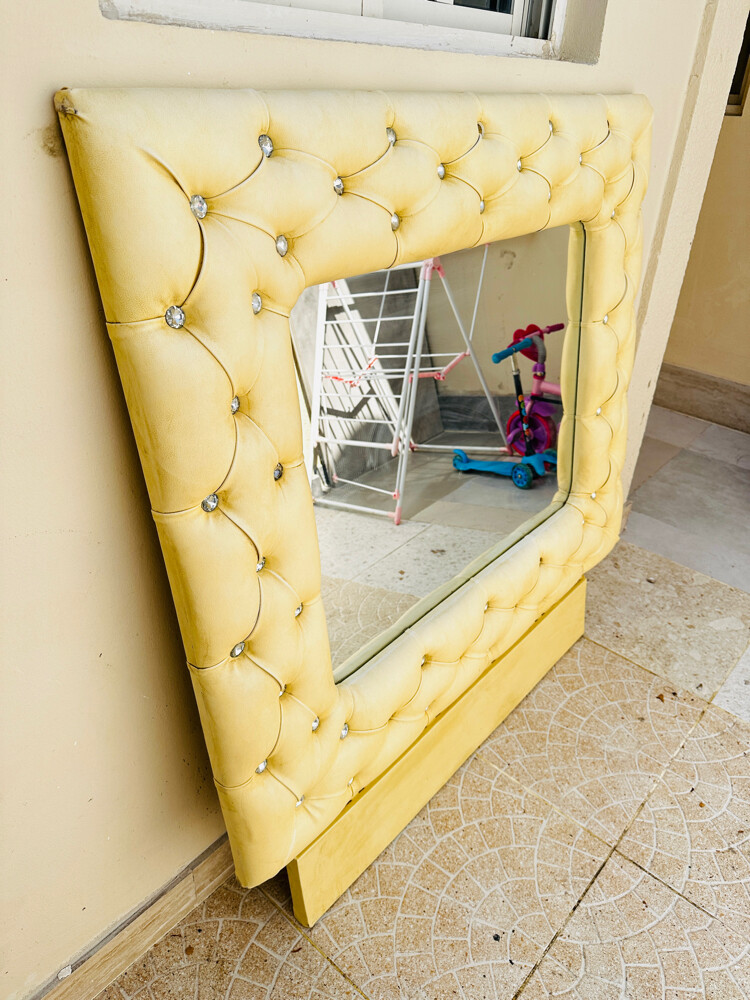 Decorative Fabric-Design Mirror - 3