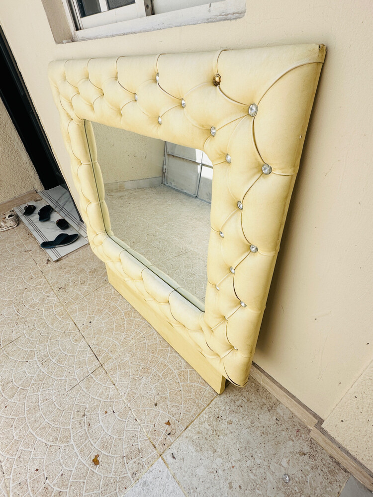 Decorative Fabric-Design Mirror - 2