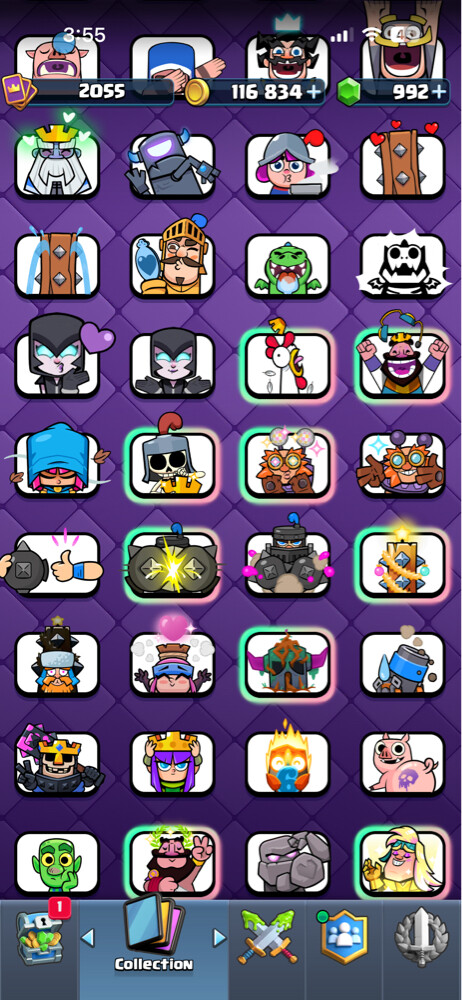 CR Lvl 16, 30 evos, 10 heros  - 13