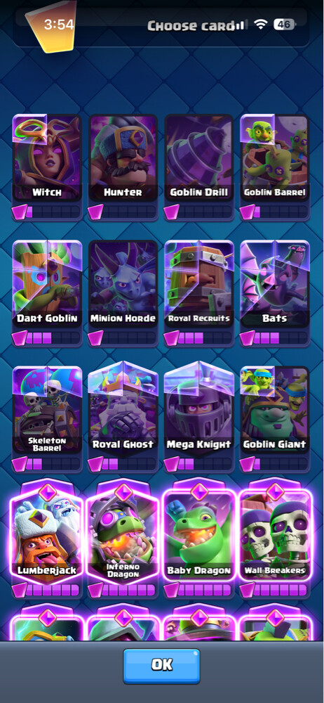 CR Lvl 16, 30 evos, 10 heros  - 14
