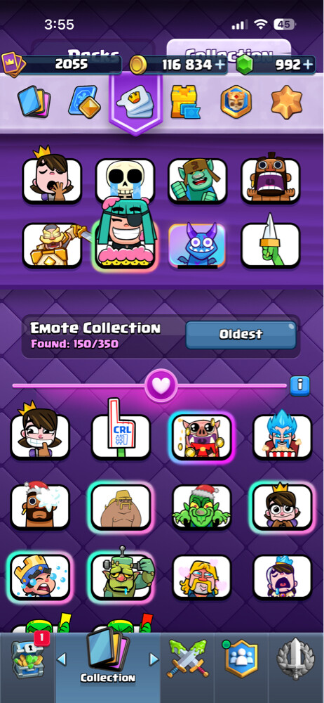 CR Lvl 16, 30 evos, 10 heros  - 18