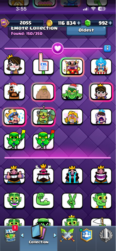 CR Lvl 16, 30 evos, 10 heros  - 22