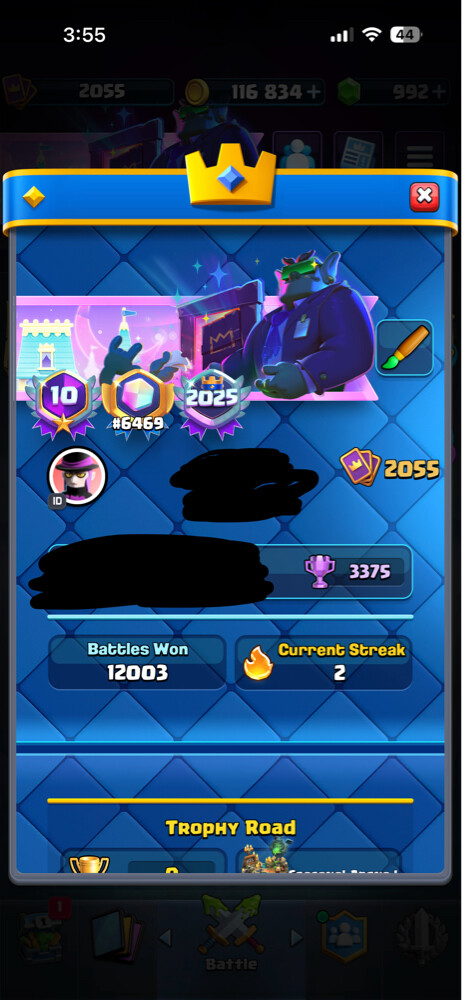 CR Lvl 16, 30 evos, 10 heros  - 6