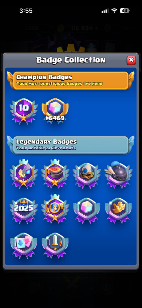 CR Lvl 16, 30 evos, 10 heros  - 23
