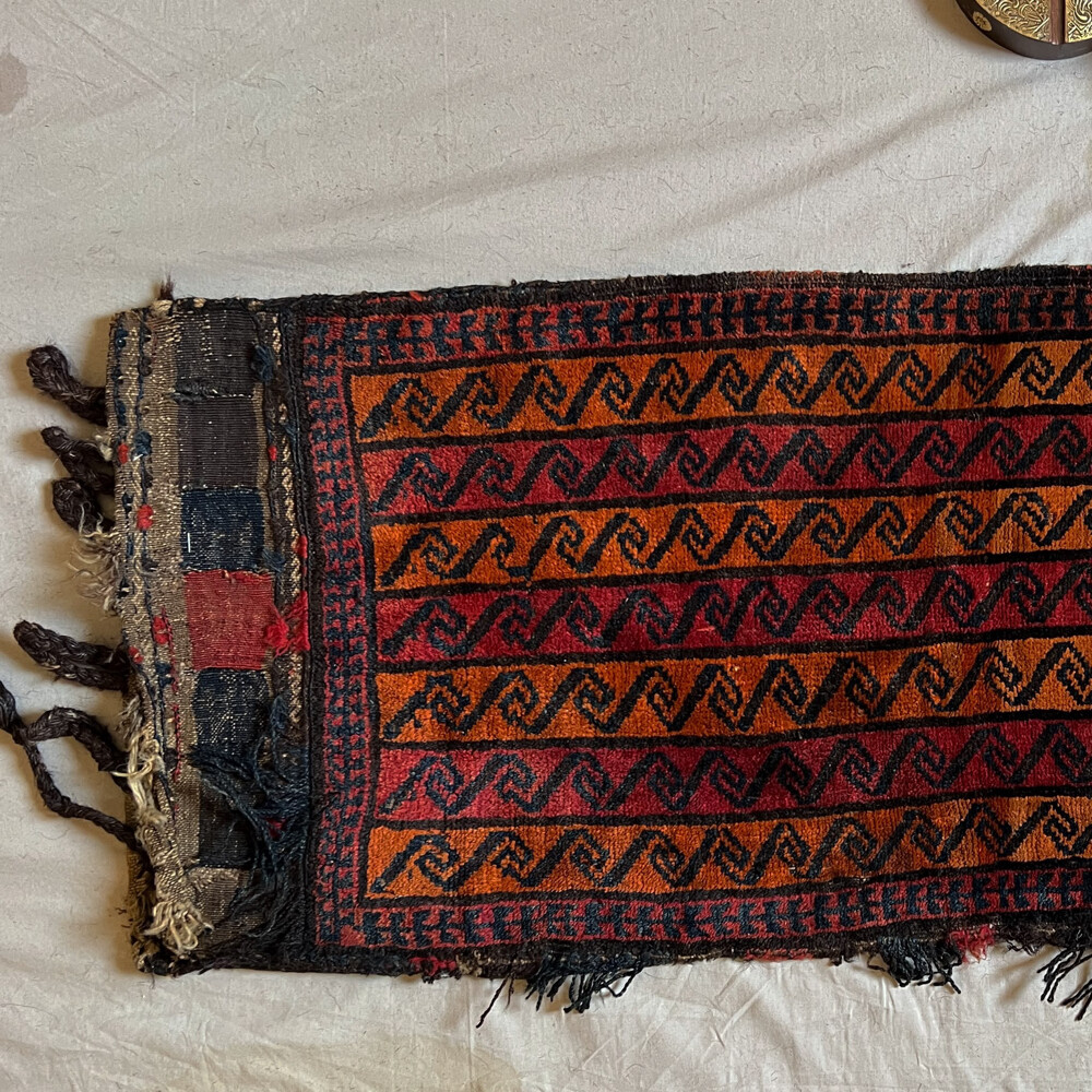 baluchi vintage cushion rug - 2
