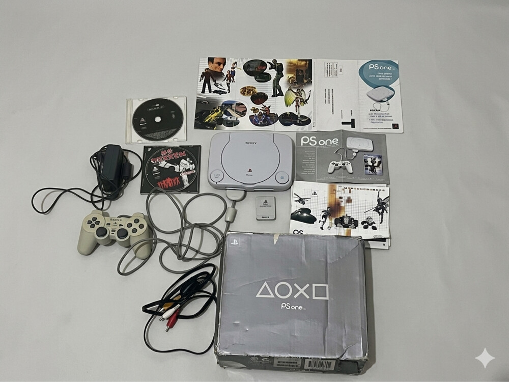 play station1 (PAL) with the box - 1