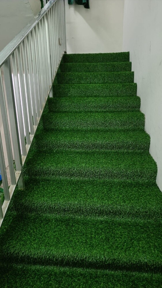 tv decor artificial grass - 10