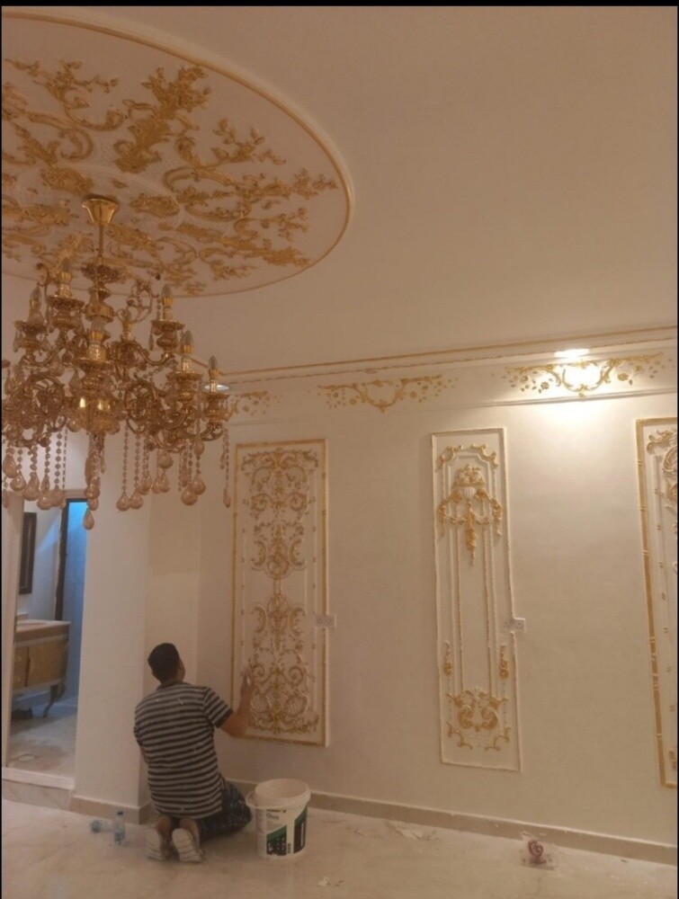 الصبغ  ديكورات وجبس بورد وصيانه - 1