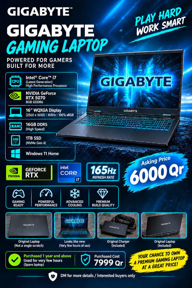 5070جيغابايت غيمنغ لبتوب ارت أكس - 1