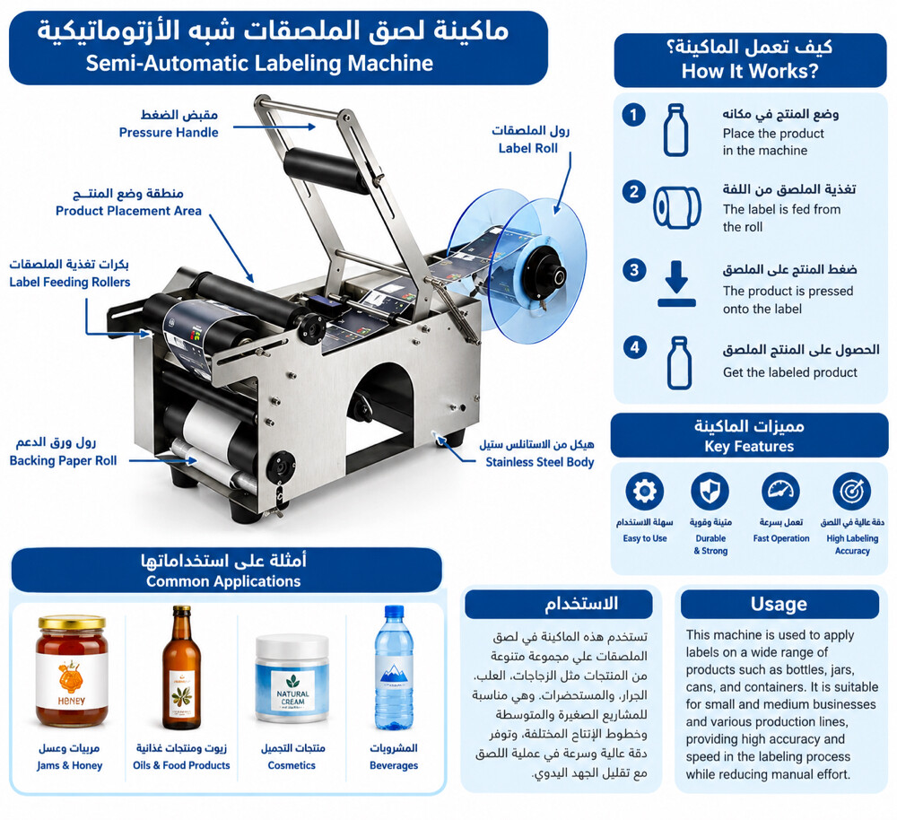 Semi-Automatic Labeling Machine - 1