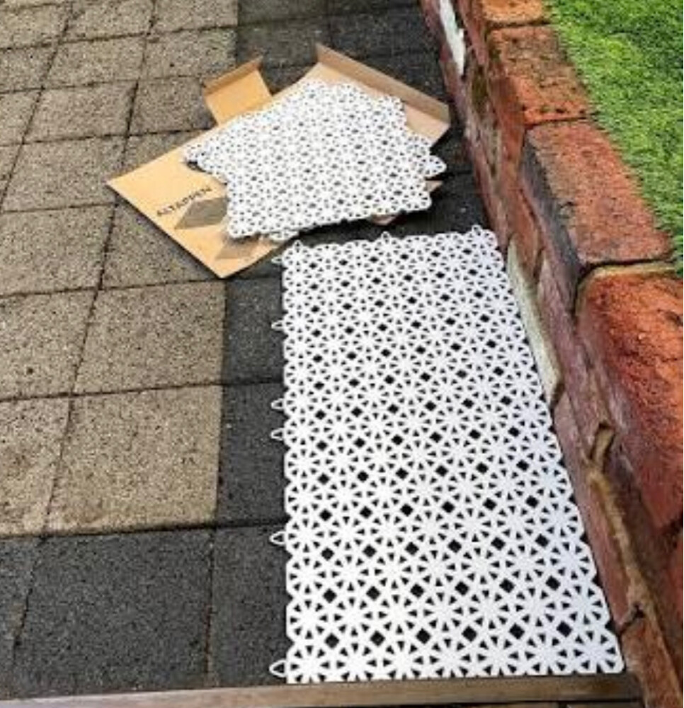 Outdoor floor tiles from IKEA - 3